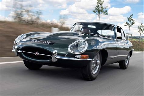 Jaguar E-Type Reborn is a series of authentically restored classic cars, produced to original 1960s specifications and featuring modern enhancements. Choose from 3.8 or 4.2-litre engines, Fixed-Head Coupe or Open Two-Seater body designs, and enjoy the iconic style and performance of the E-Type. . Jaguar e type